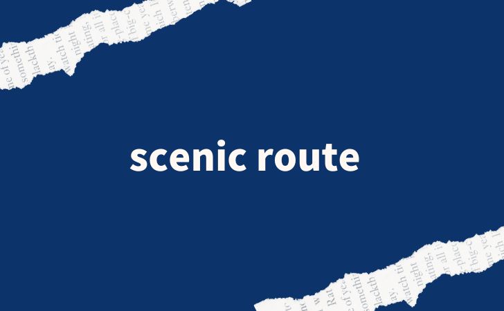 scenic routeの意味は？景色の良い道やドライブルートとして使える英語！